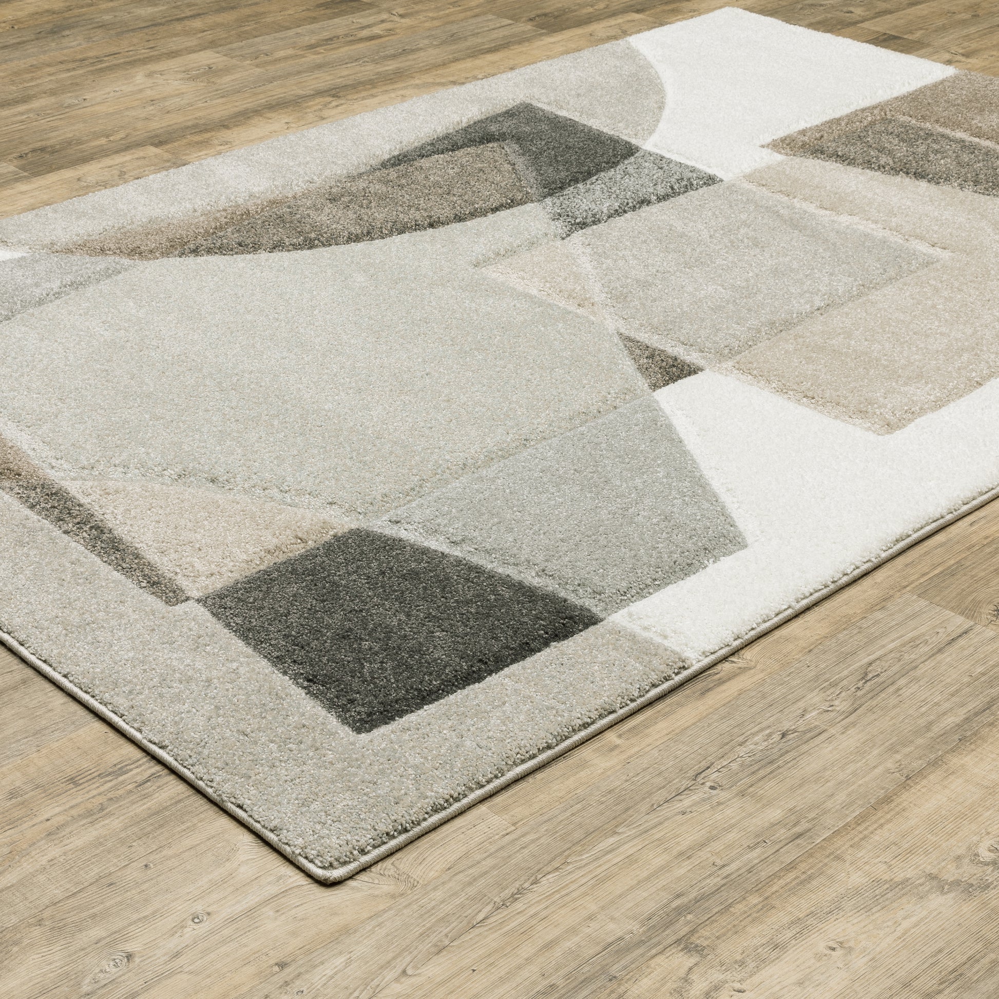 Cambria 084J2 Beige Geometric Rug