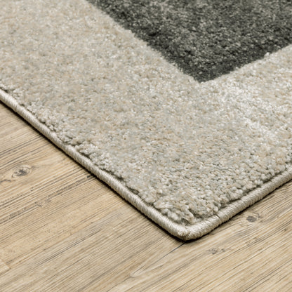 Cambria Geometric Beige/ Multi Cut Pile Rug