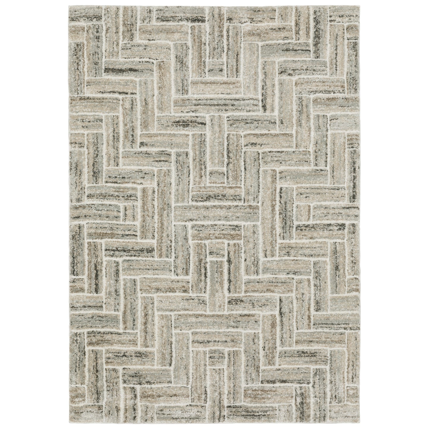 Cambria 093L2 Ivory Geometric Rug