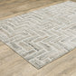 Cambria 093L2 Ivory Geometric Rug