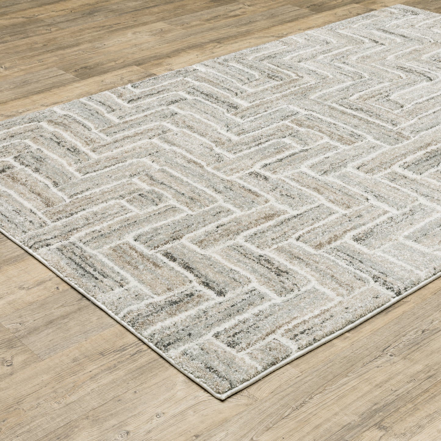 Cambria 093L2 Ivory Geometric Rug