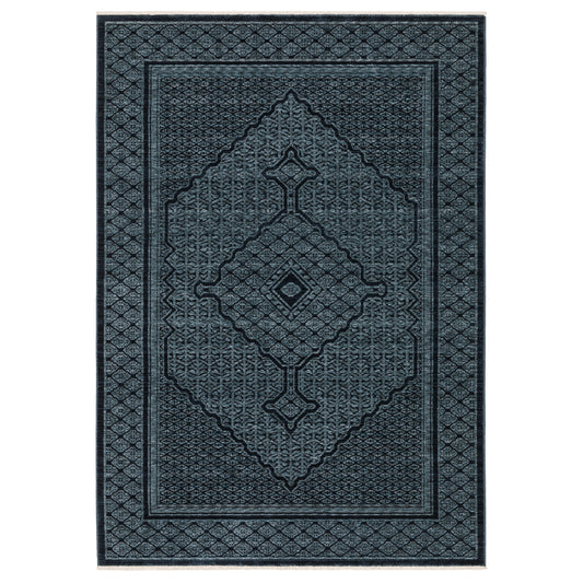 Capella CAP01 Blue Medallion Rug