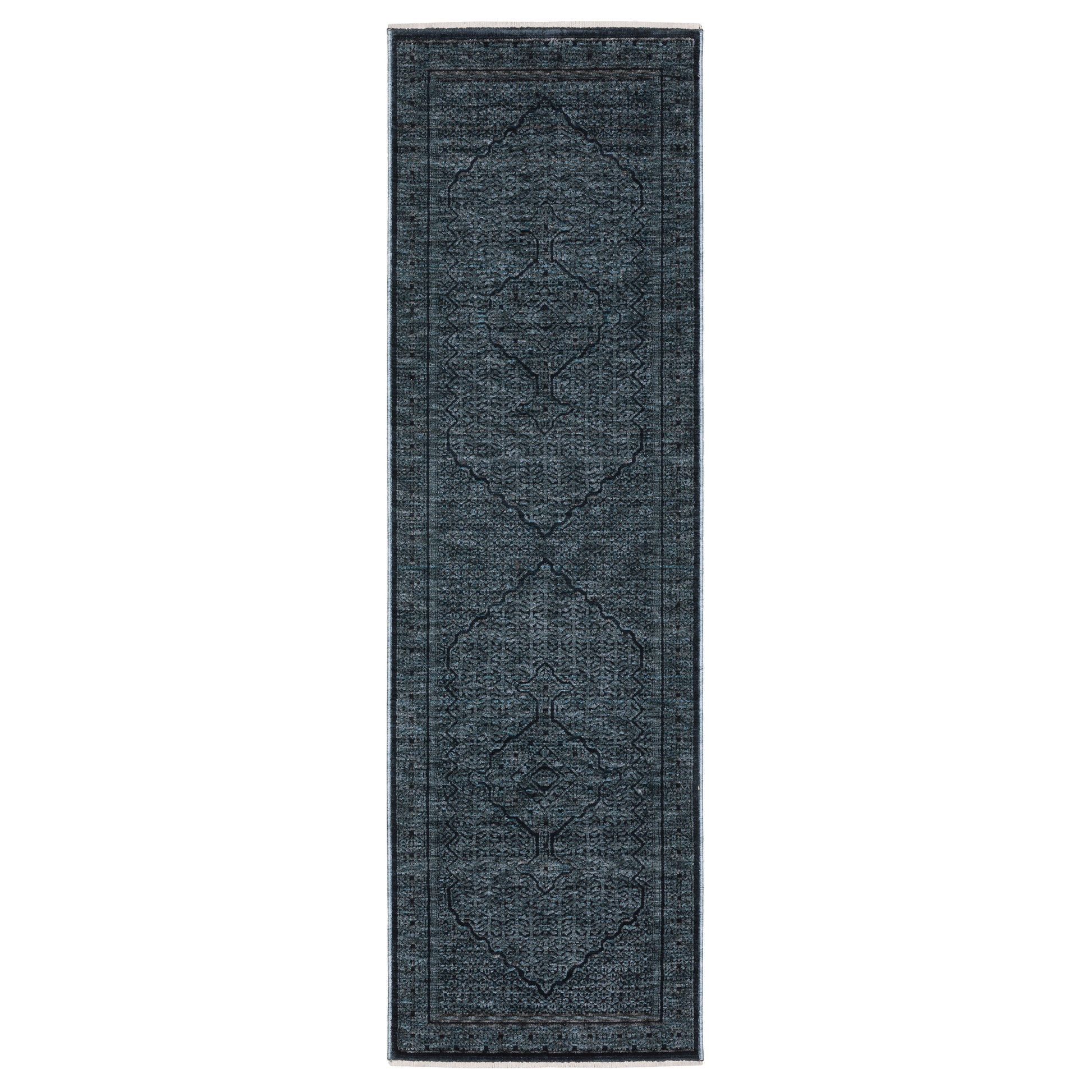 Capella CAP01 Blue Medallion Rug