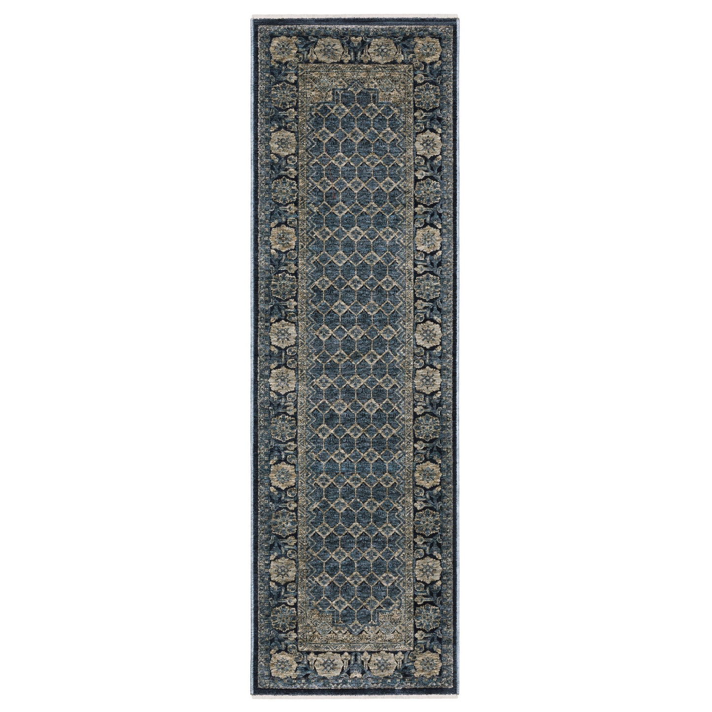 Capella CAP03 Blue Geometric Rug
