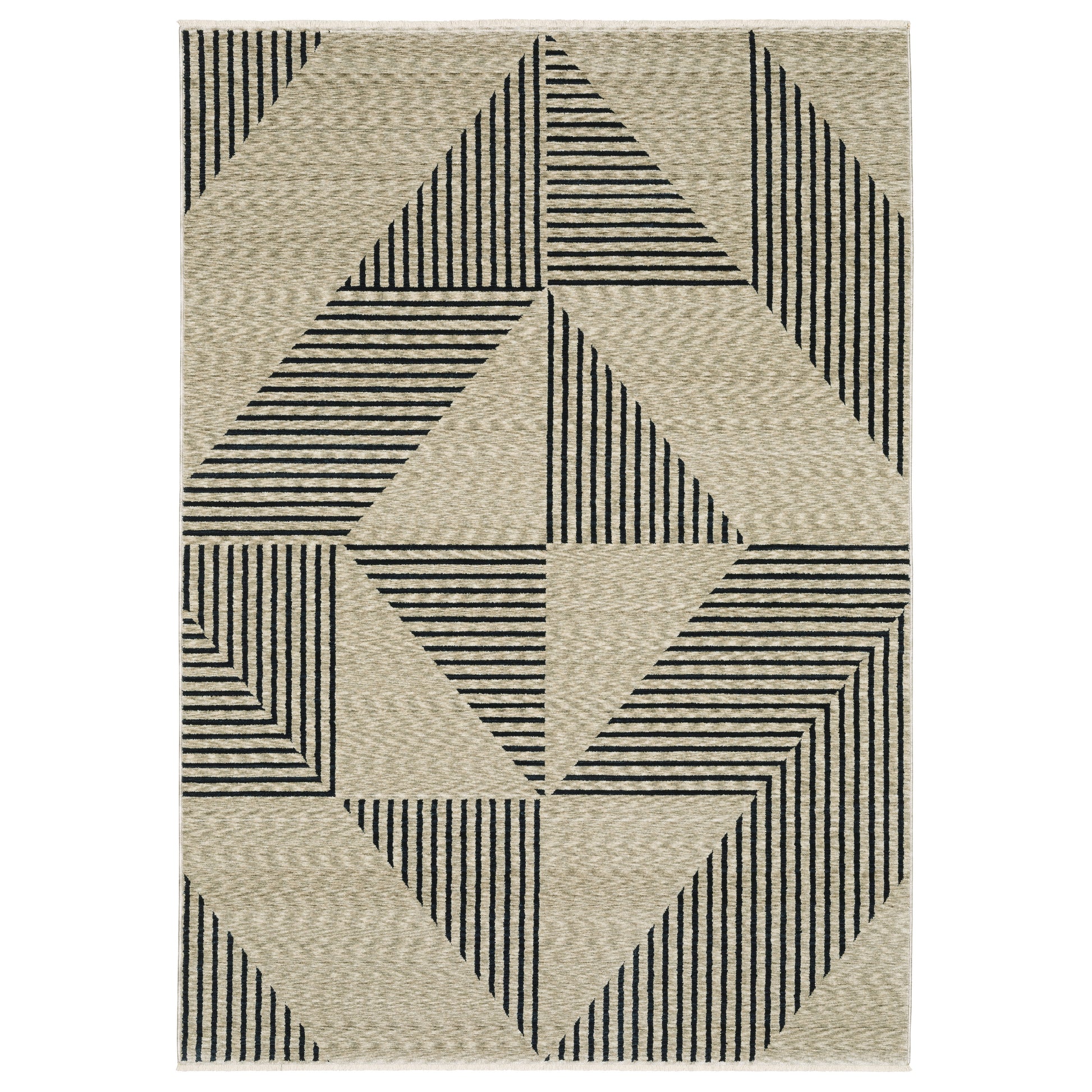 Capella CAP04 Beige Geometric Rug