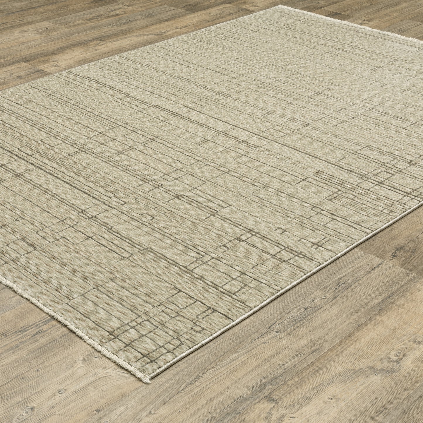 Capella CAP07 Beige Distressed Rug