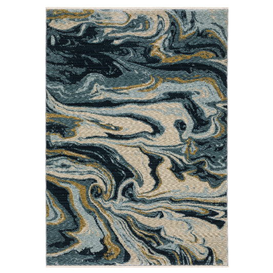 Capella CAP10 Blue Abstract Rug