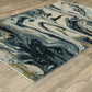 Capella CAP10 Blue Abstract Rug