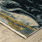 Capella CAP10 Blue Abstract Rug