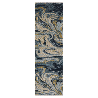 Capella CAP10 Blue Abstract Rug