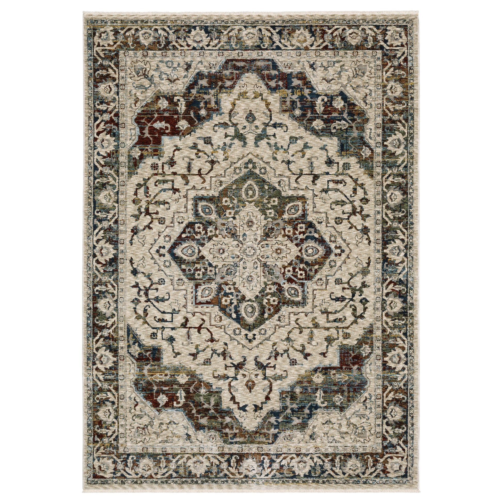 Capella CAP12 Beige Medallion Rug