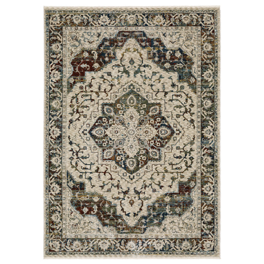 Capella CAP12 Beige Medallion Rug