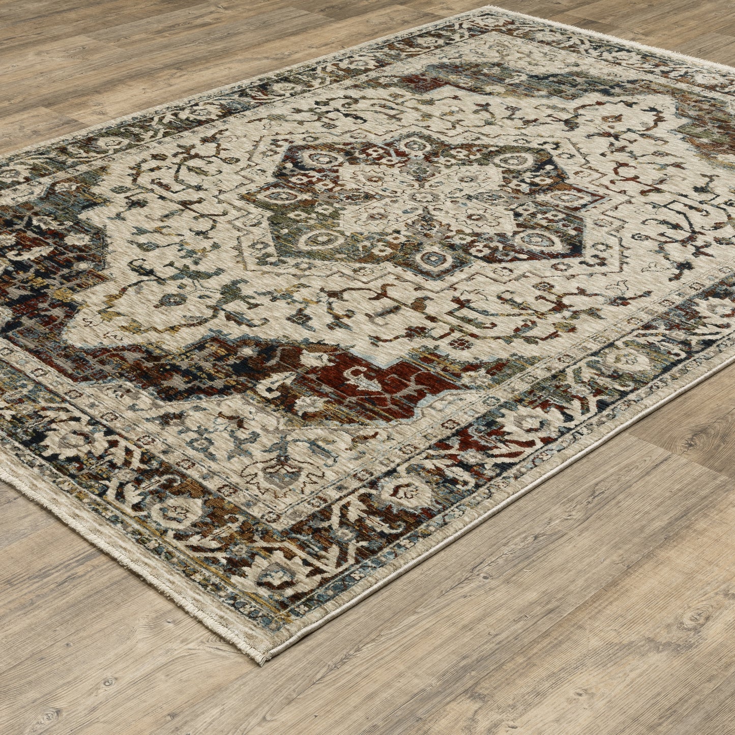 Capella CAP12 Beige Medallion Rug