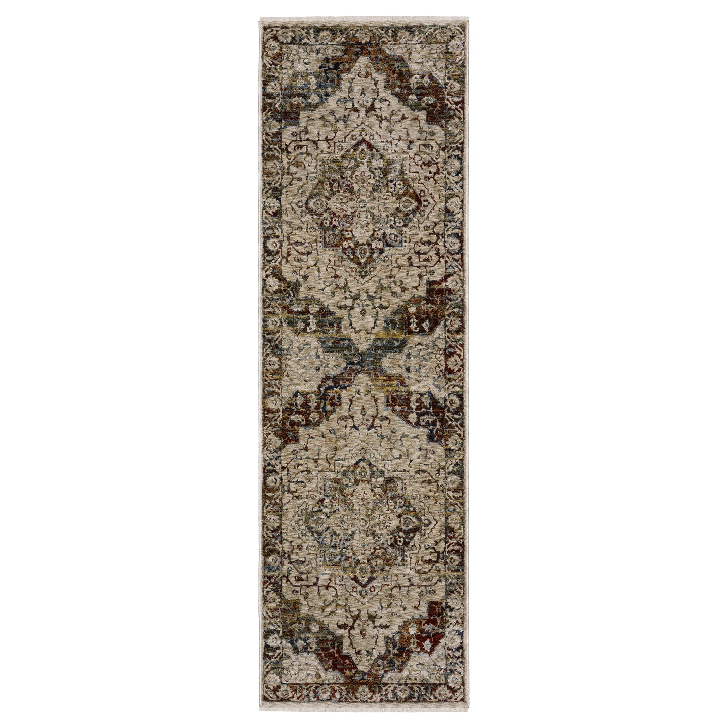Capella CAP12 Beige Medallion Rug
