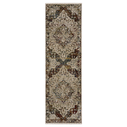 Capella CAP12 Beige Medallion Rug