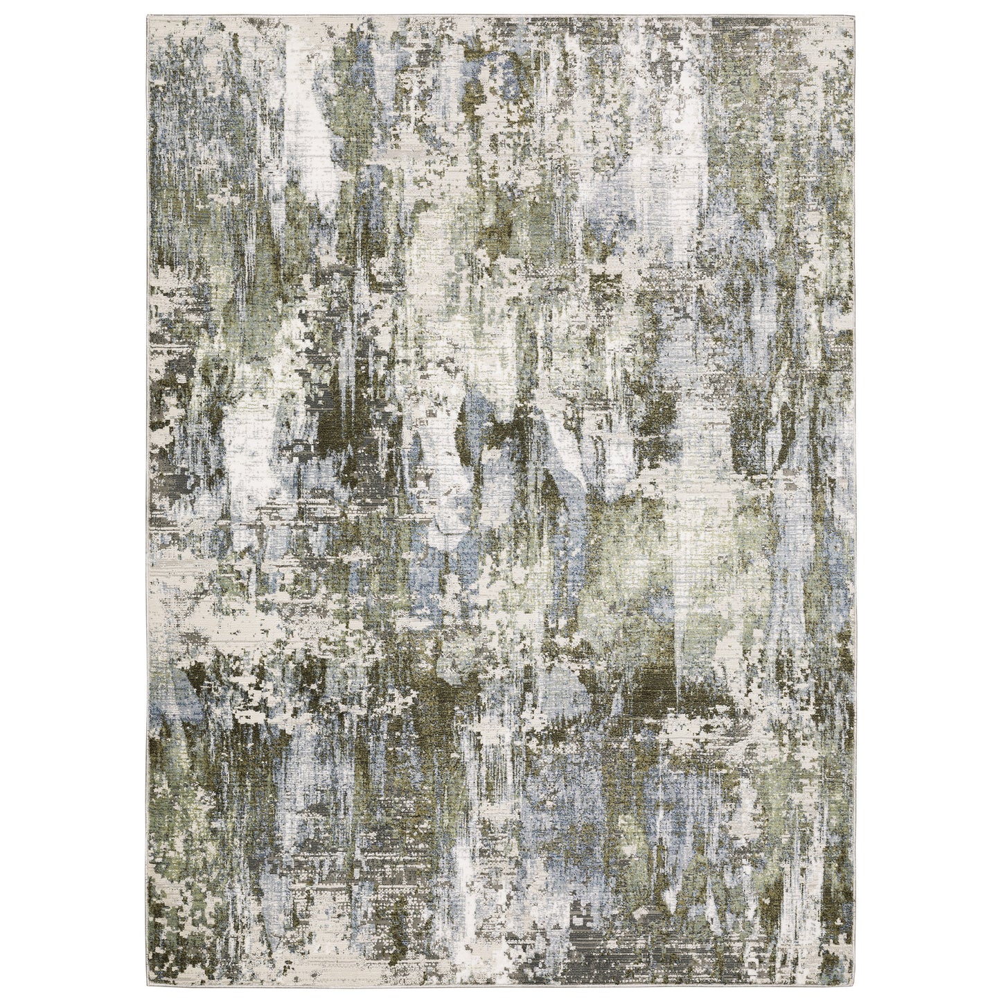 Caravan 2060F Green Abstract Rug