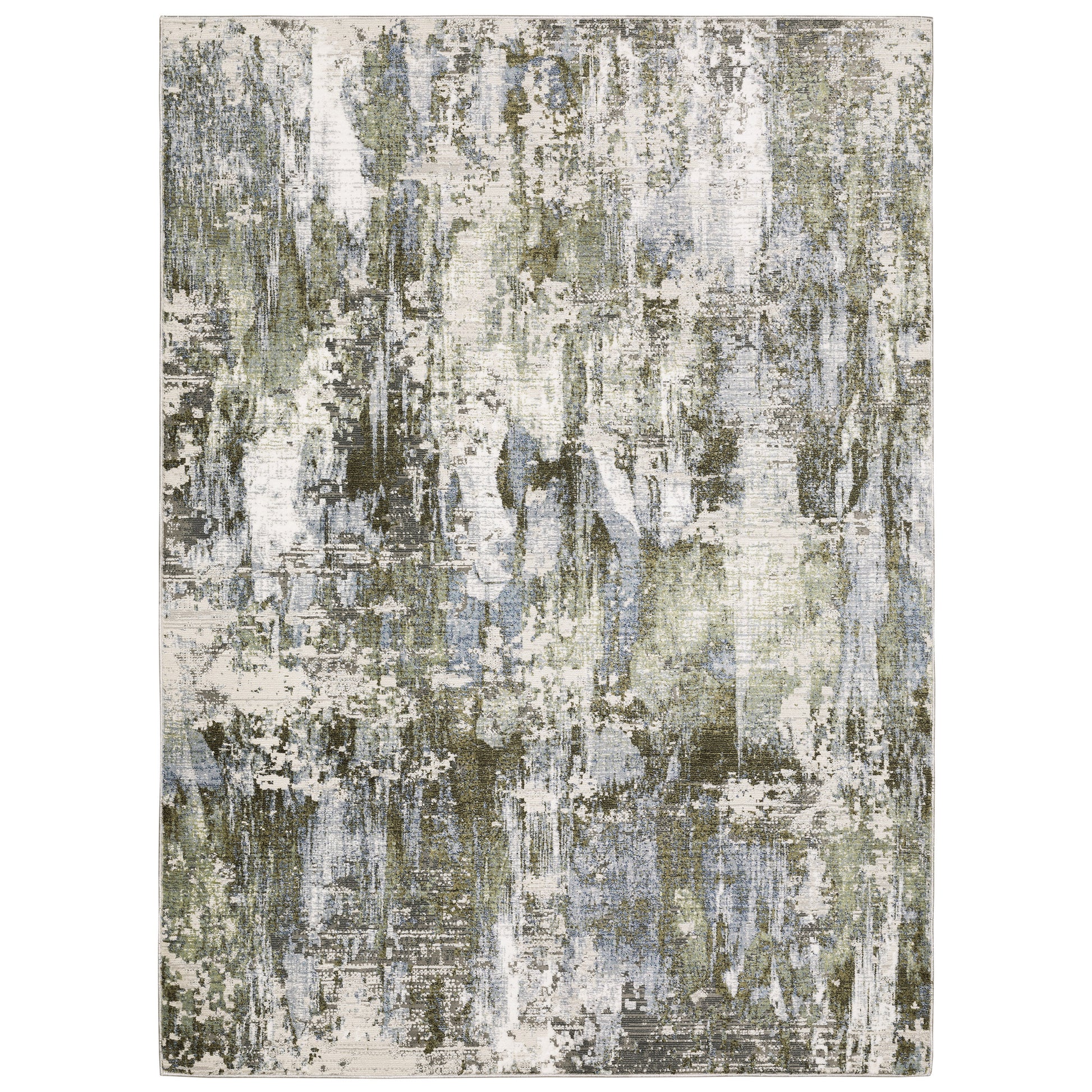 Caravan 2060F Green Abstract Rug