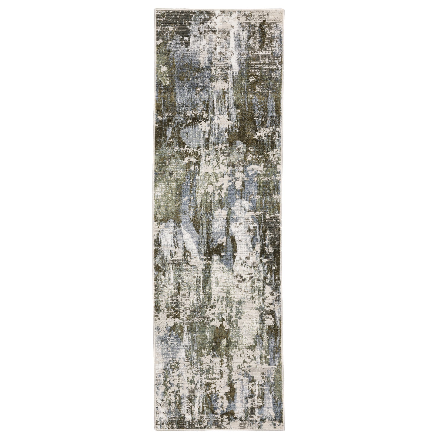 Caravan 2060F Green Abstract Rug