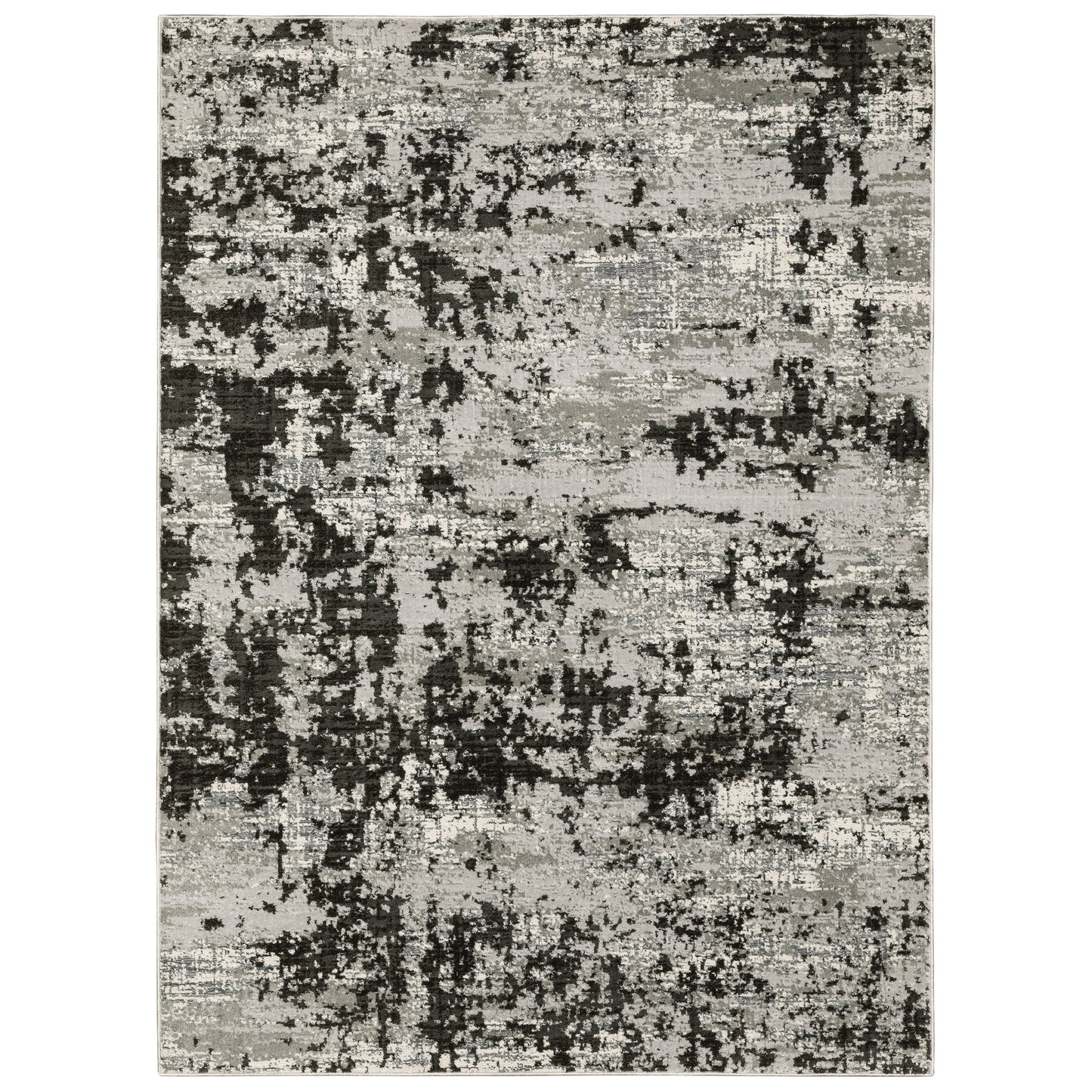 Caravan 4153Q Grey Abstract Rug