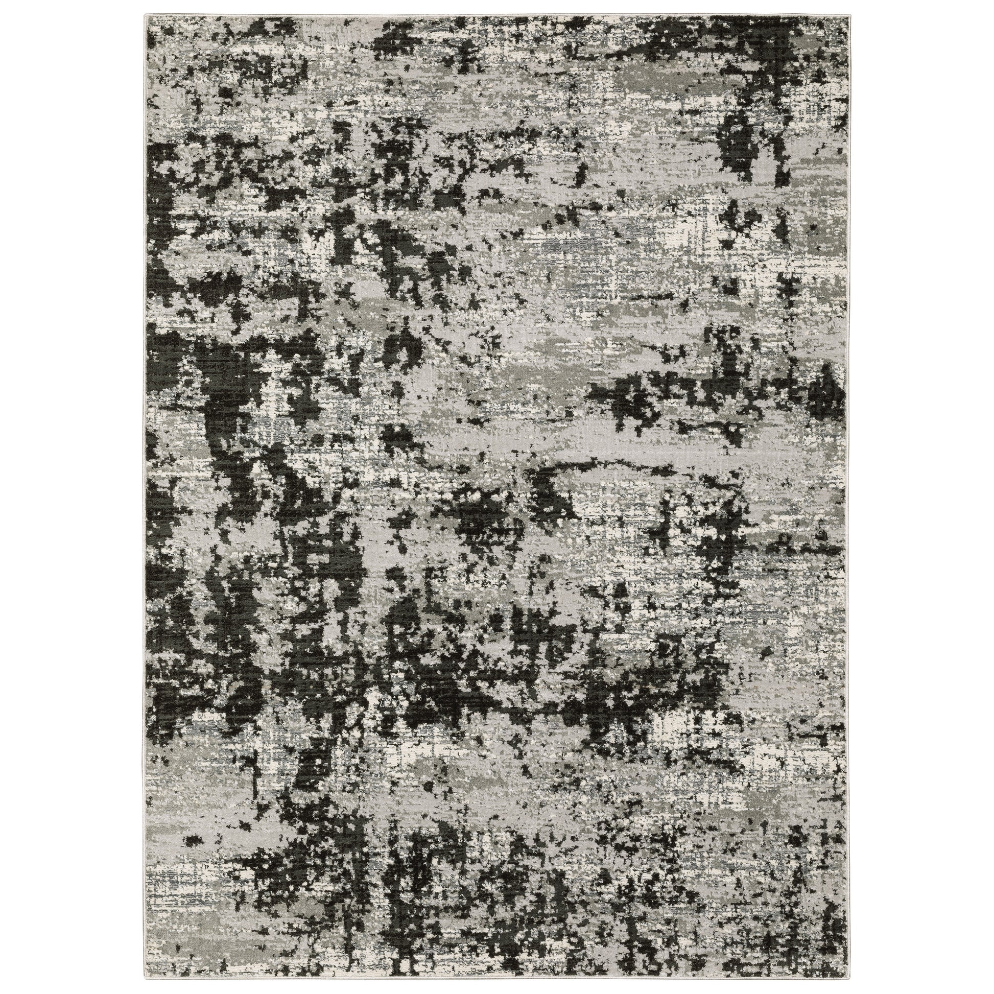 Caravan 4153Q Grey Abstract Rug