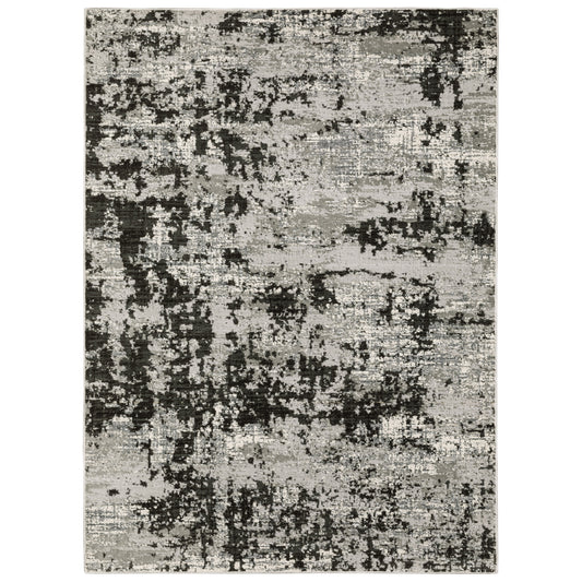 Caravan 4153Q Grey Abstract Rug