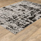 Caravan 4153Q Grey Abstract Rug