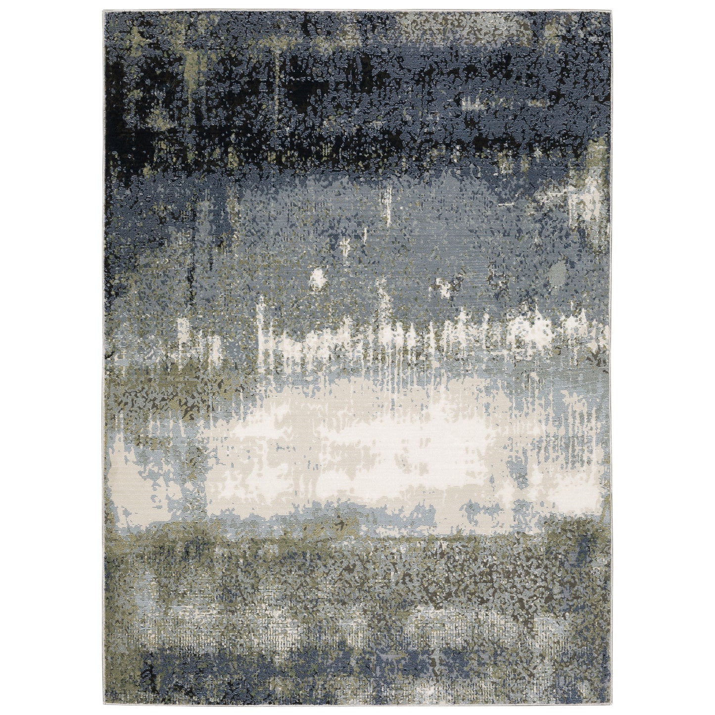 Caravan 5571H Blue Abstract Rug