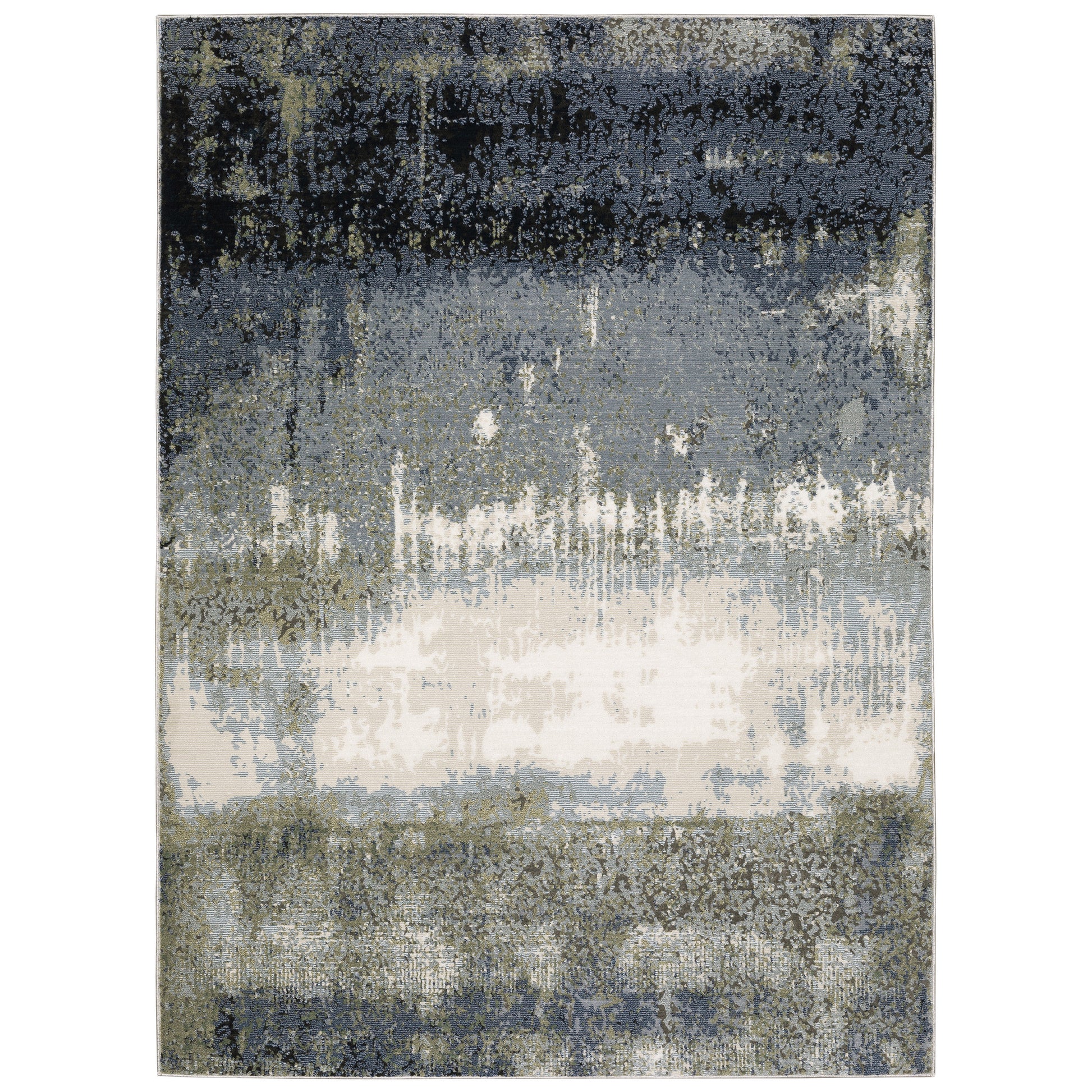 Caravan 5571H Blue Abstract Rug