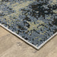 Caravan 5571H Blue Abstract Rug