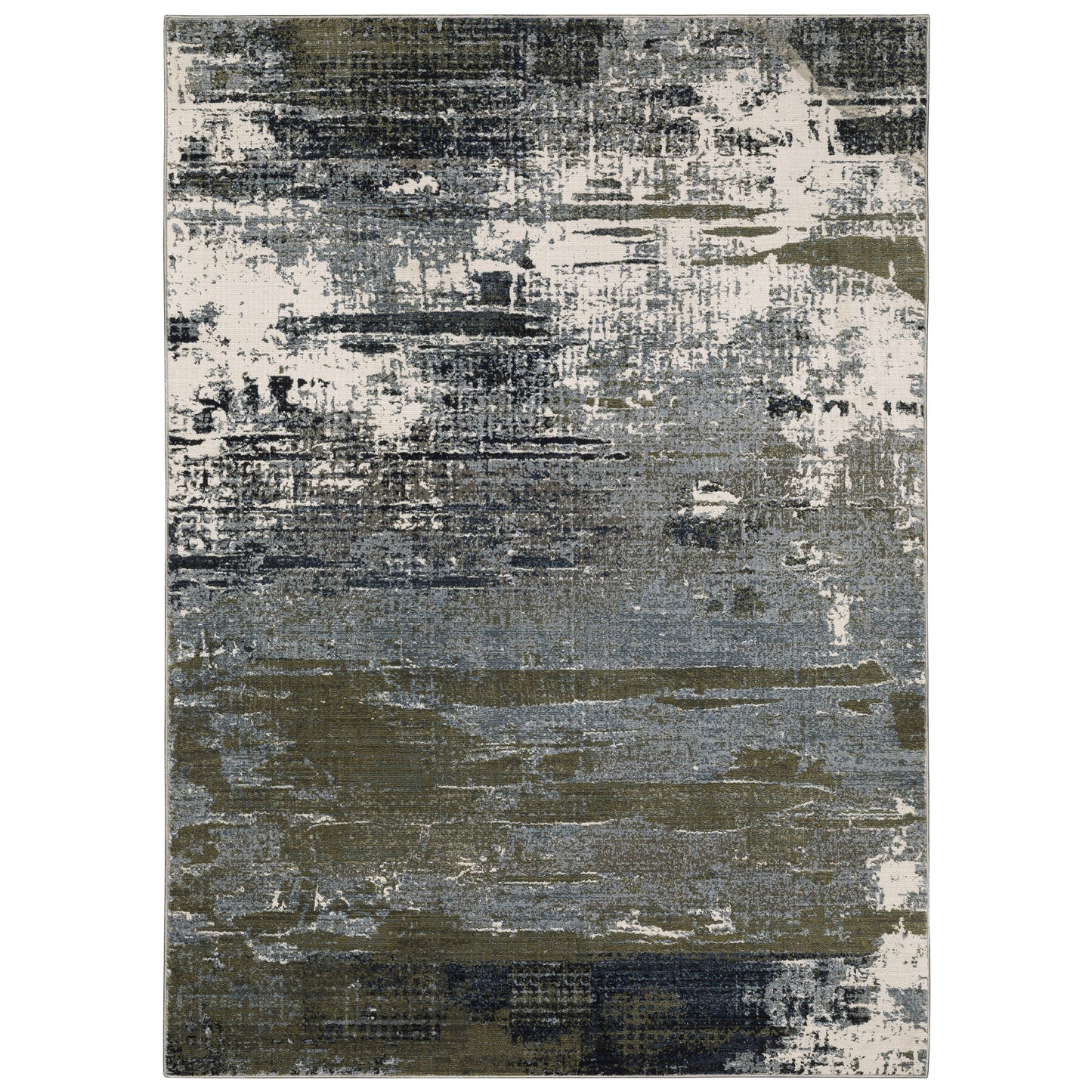 Caravan 8020L Blue Abstract Rug