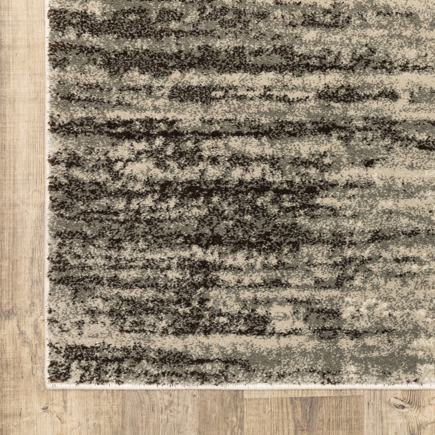 Carson Abstract Beige/ Grey Cut Pile Rug