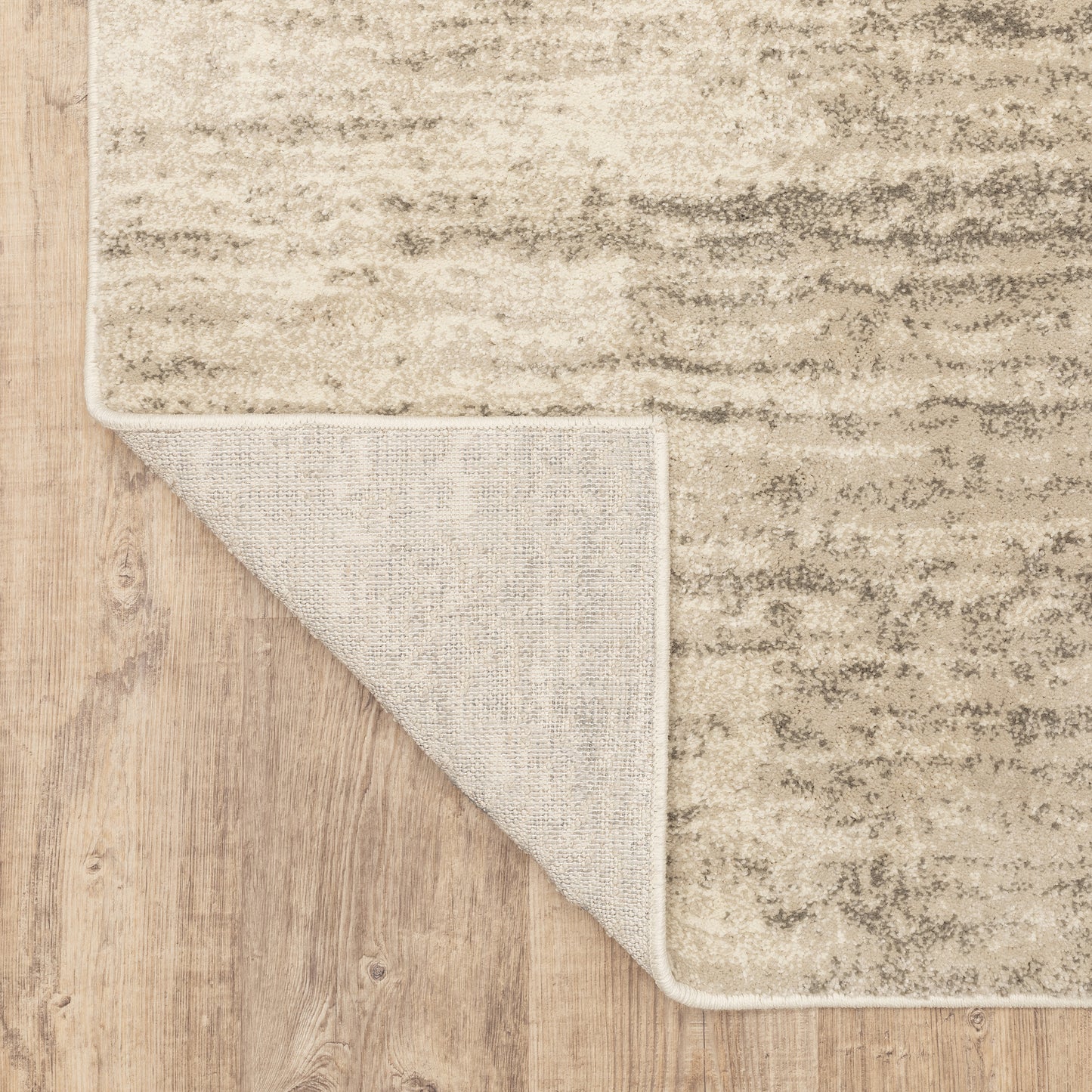Carson Abstract Beige/ Grey Cut Pile Rug