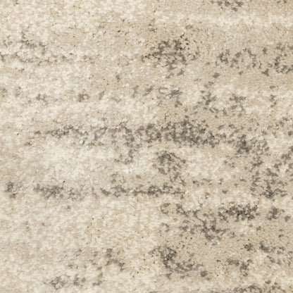 Carson Abstract Beige/ Grey Cut Pile Rug
