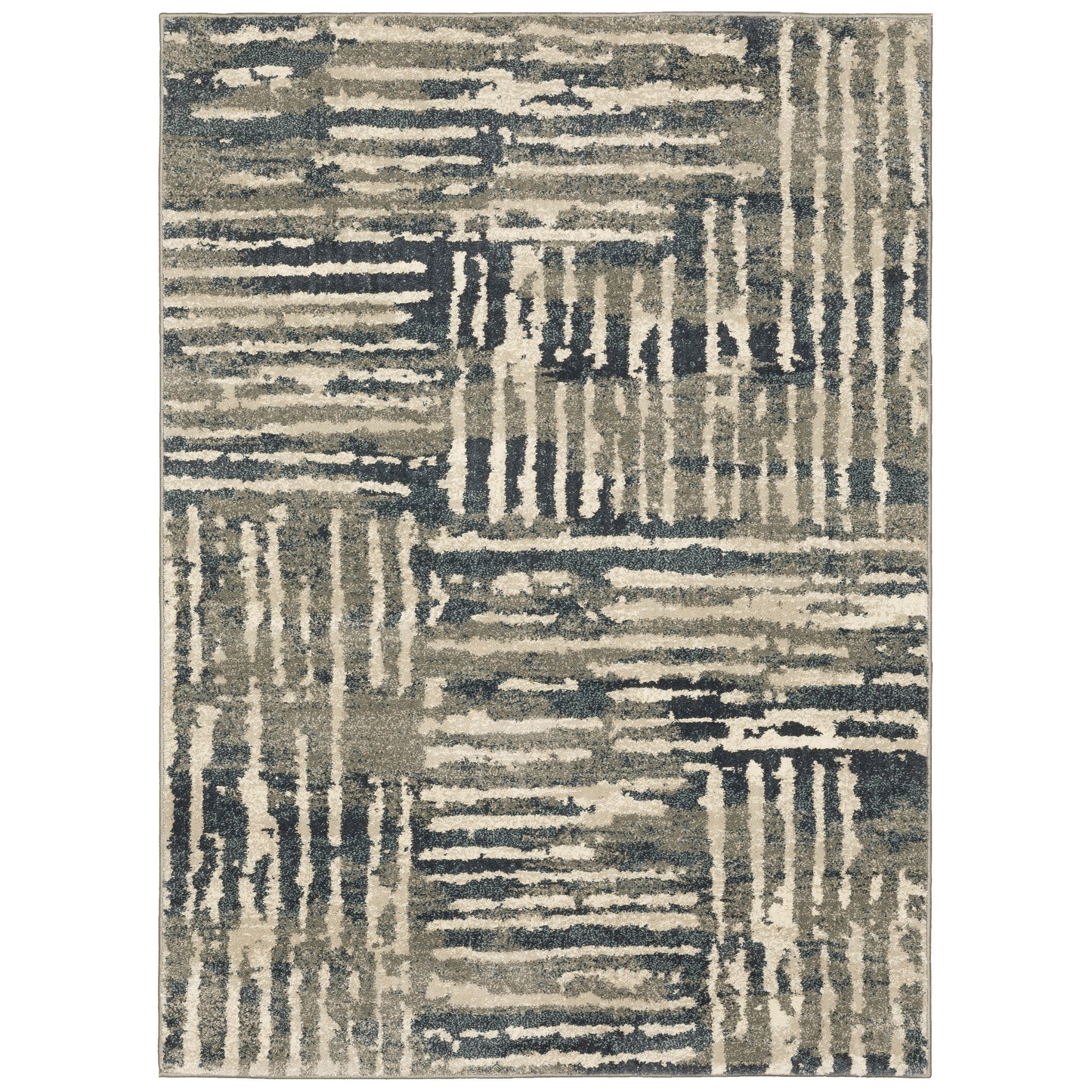 Carson 0745C Blue Abstract Rug