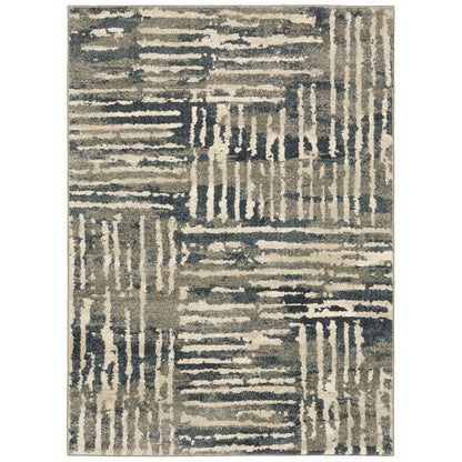 Carson 0745C Blue Abstract Rug