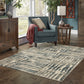 Carson 0745C Blue Abstract Rug
