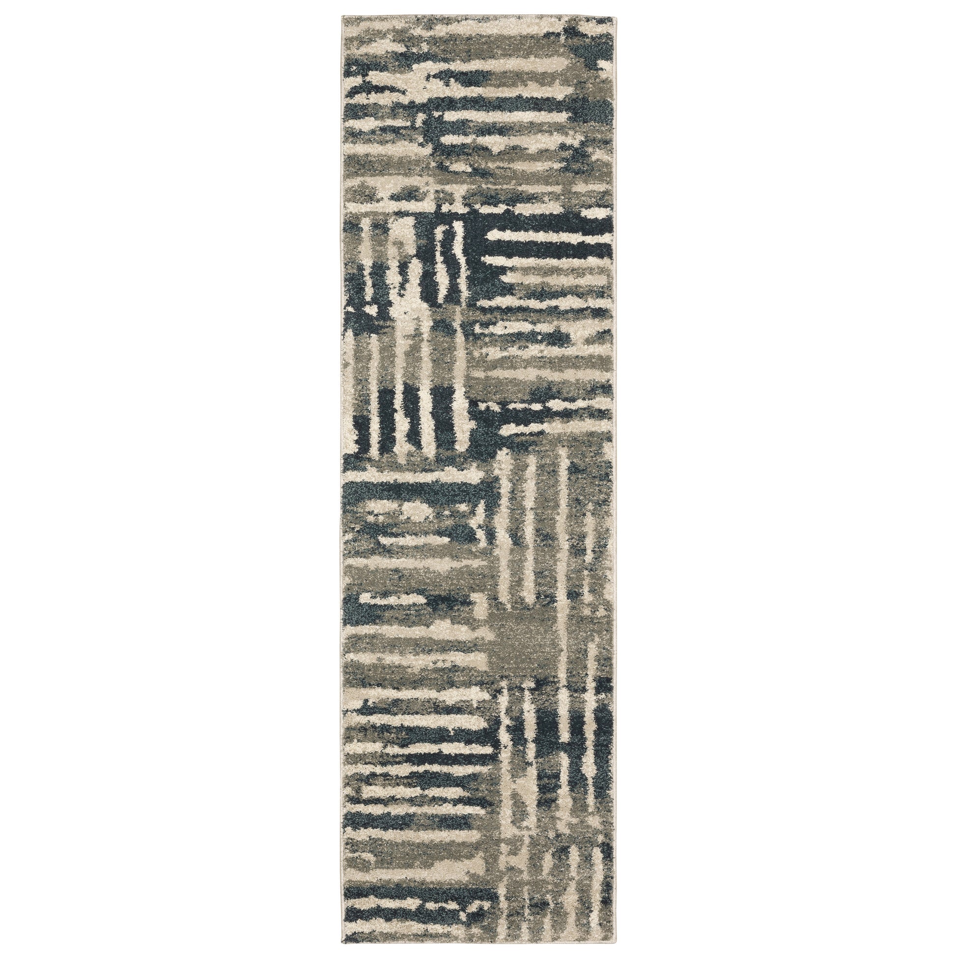 Carson 0745C Blue Abstract Rug