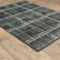 Carson 0746J Blue Geometric Rug