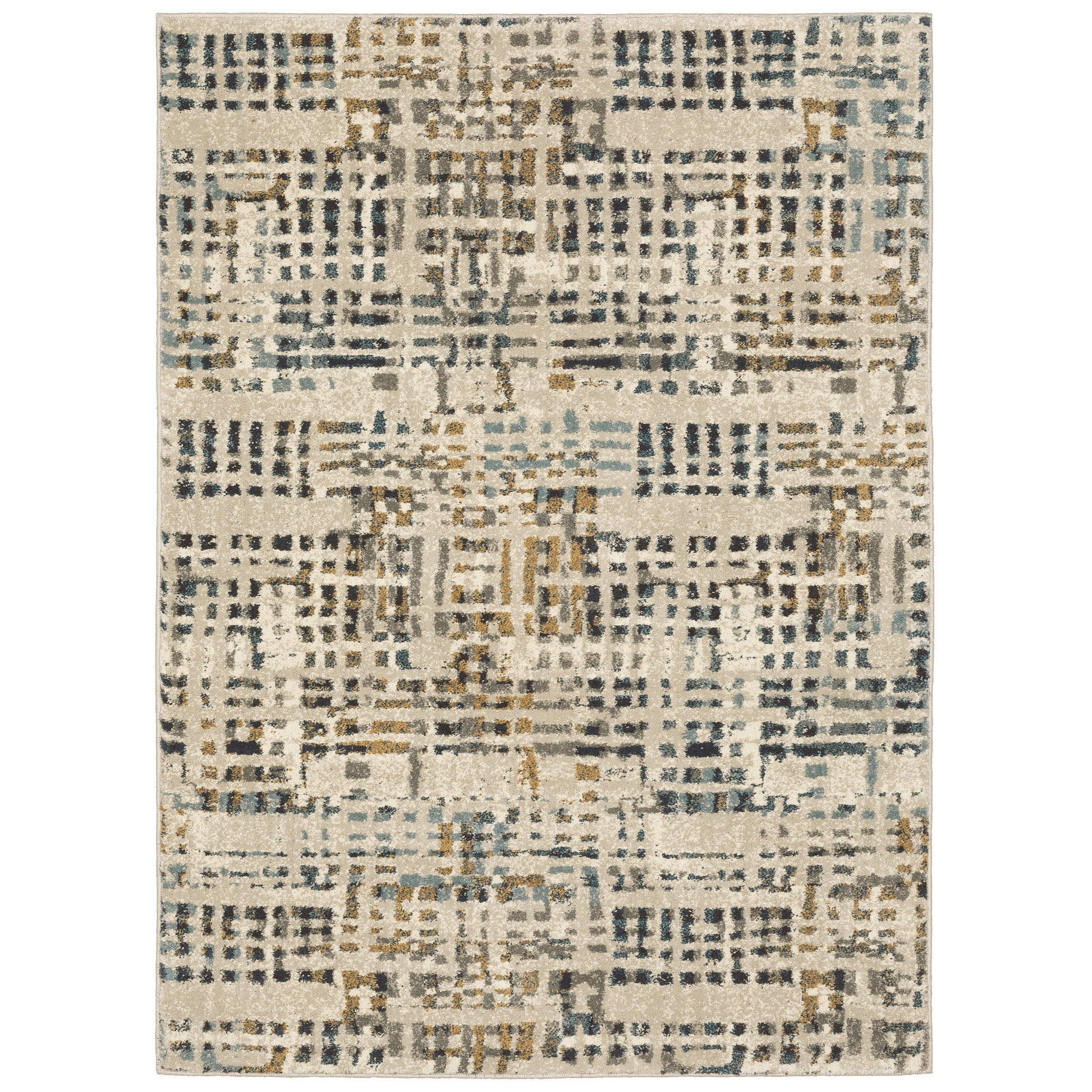 Carson 0748F Beige Abstract Rug