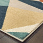 Carson 9659B Blue Geometric Rug
