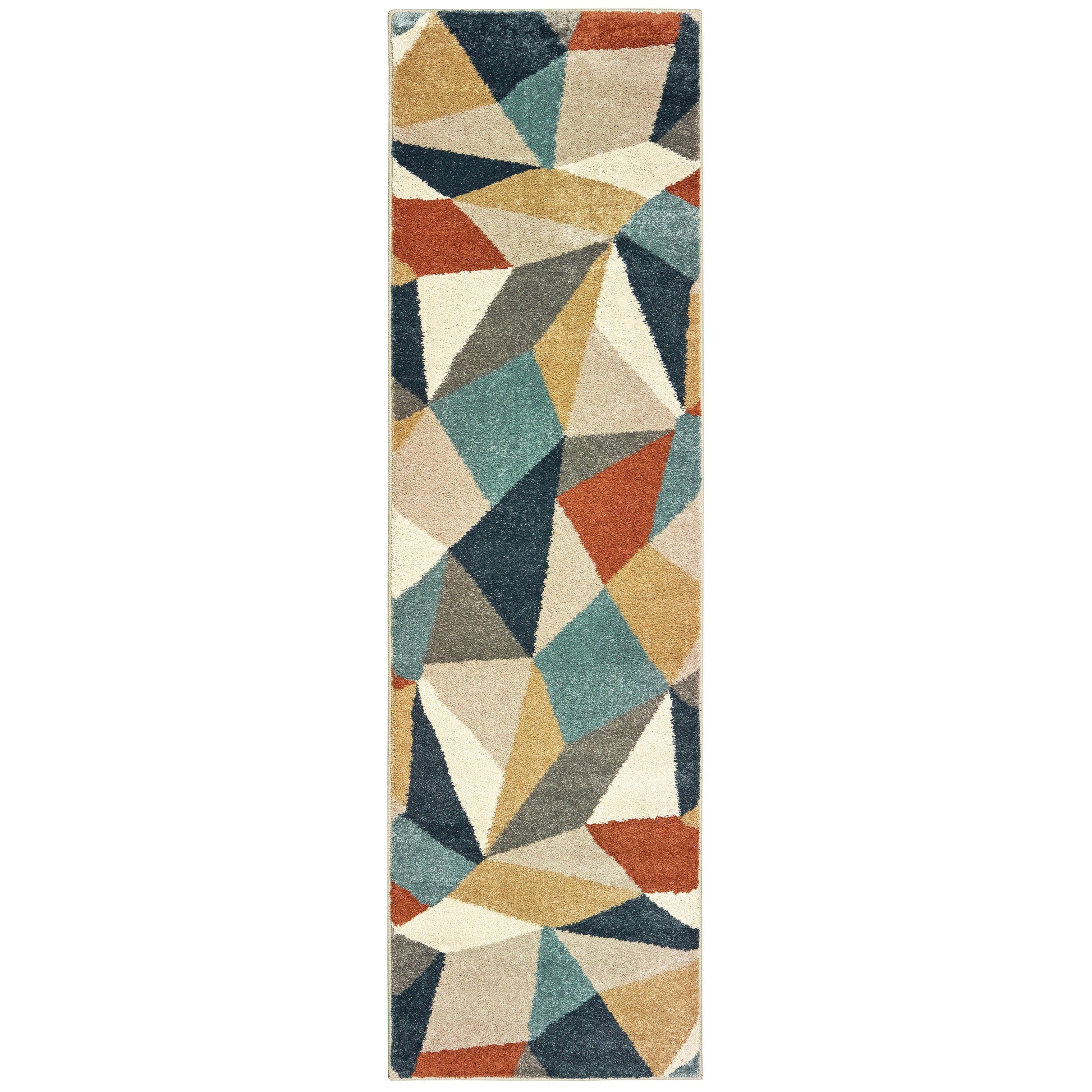 Carson 9659B Blue Geometric Rug
