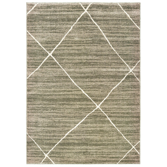 Carson 9661A Grey Distressed Rug
