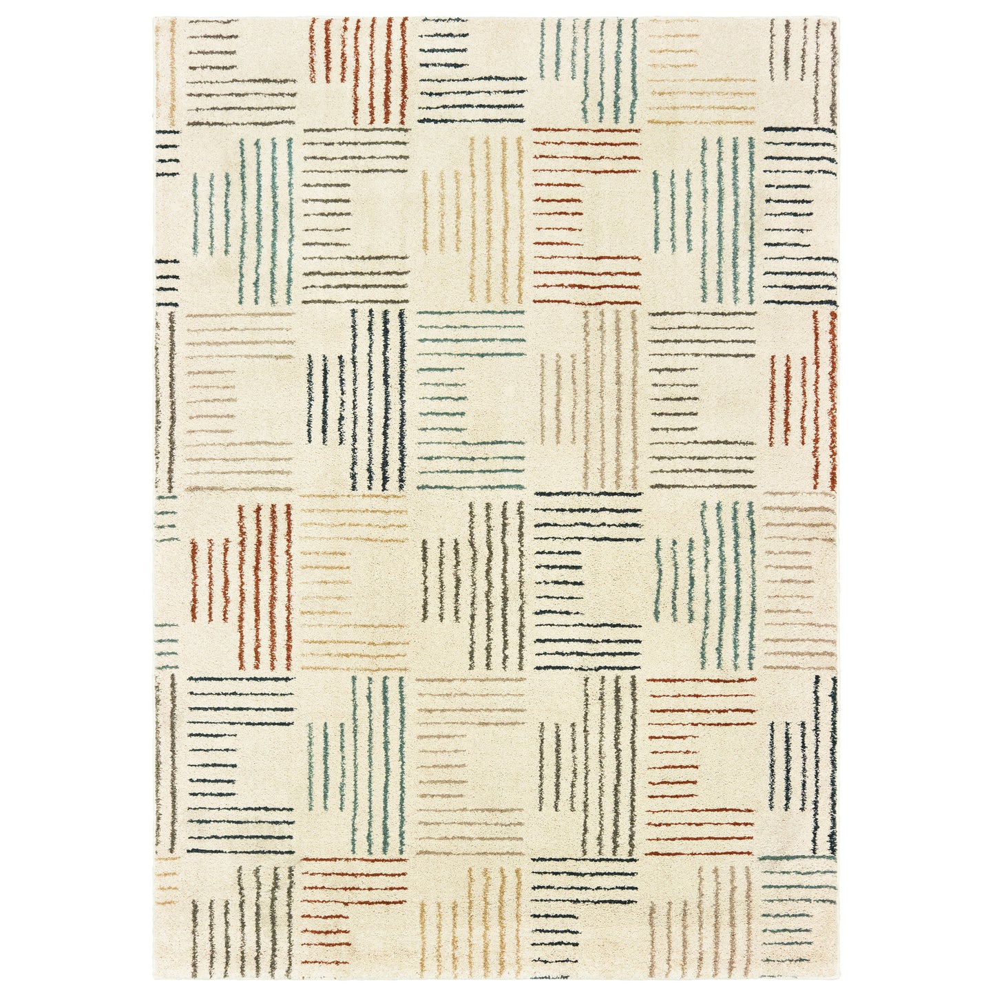 Carson 9663A Ivory Stripe Rug