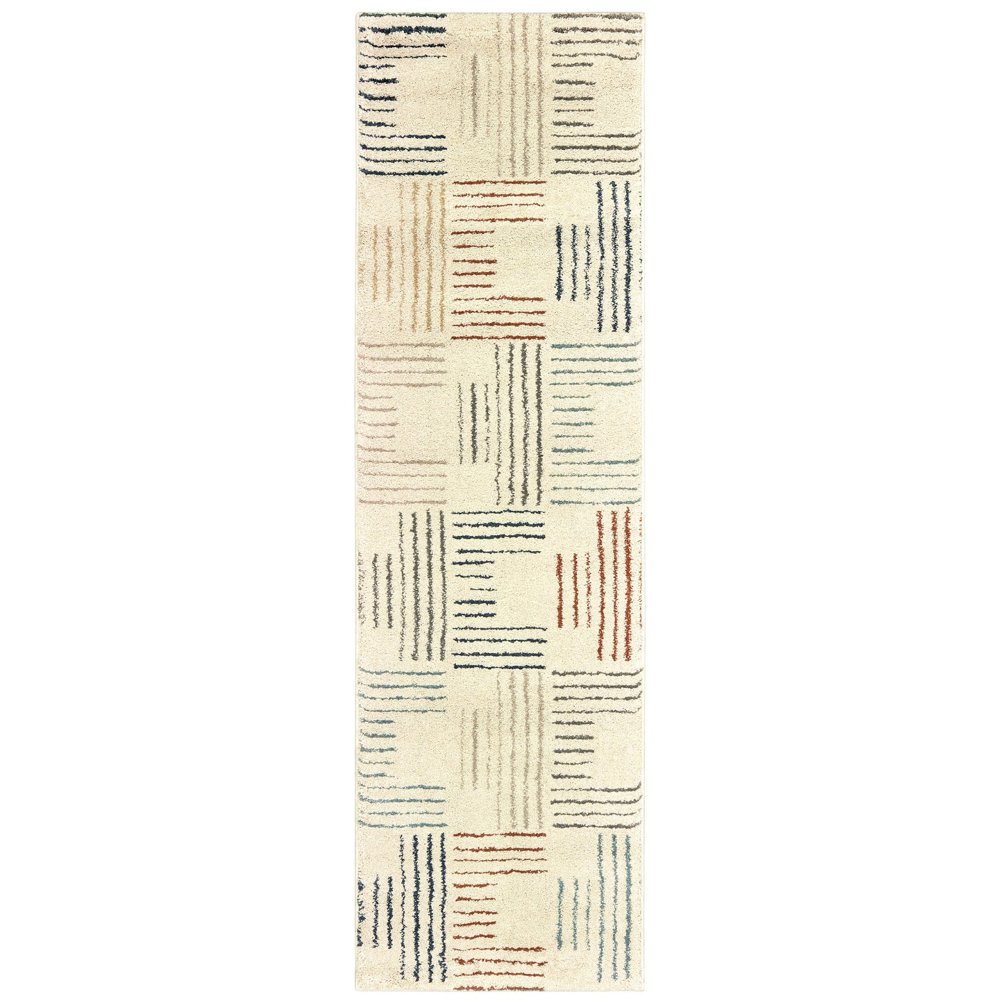 Carson 9663A Ivory Stripe Rug