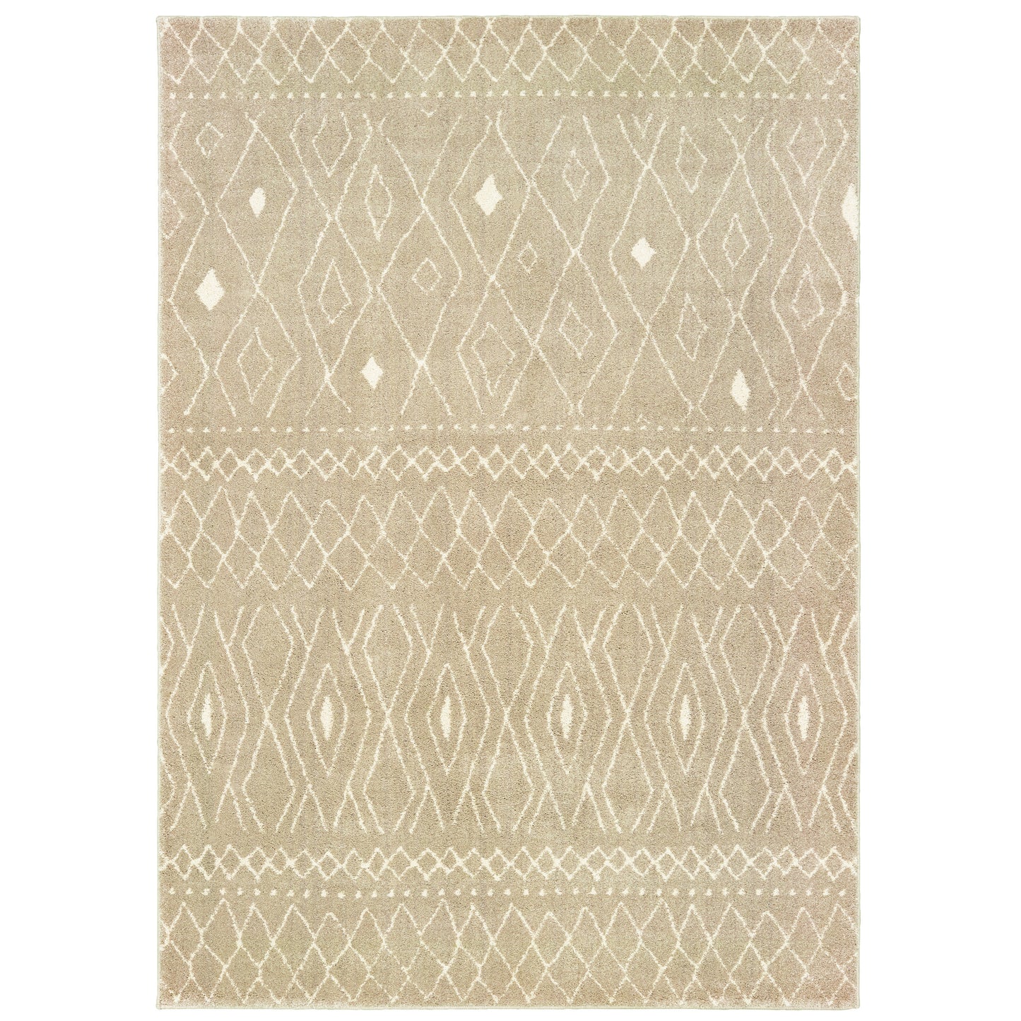 Carson 9665B Sand Tribal Rug
