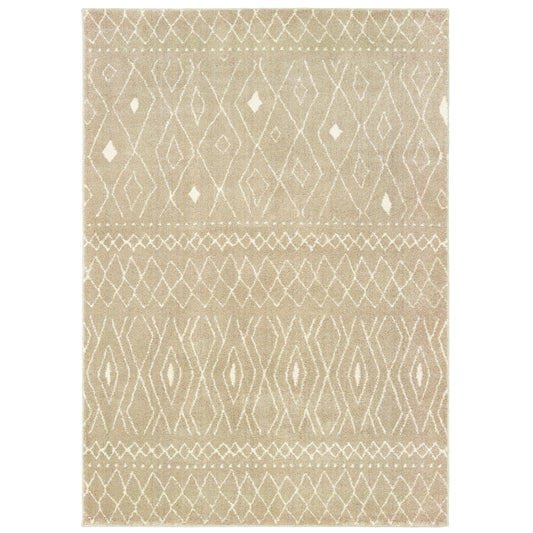 Carson 9665B Sand Tribal Rug