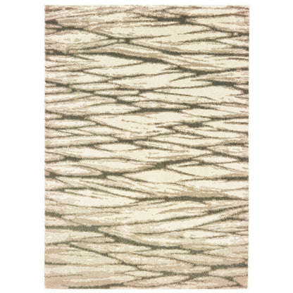 Carson 9671C Ivory Abstract Rug