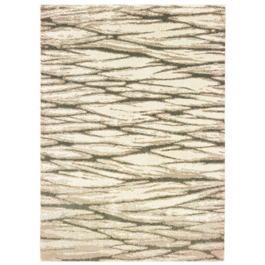 Carson 9671C Ivory Abstract Rug