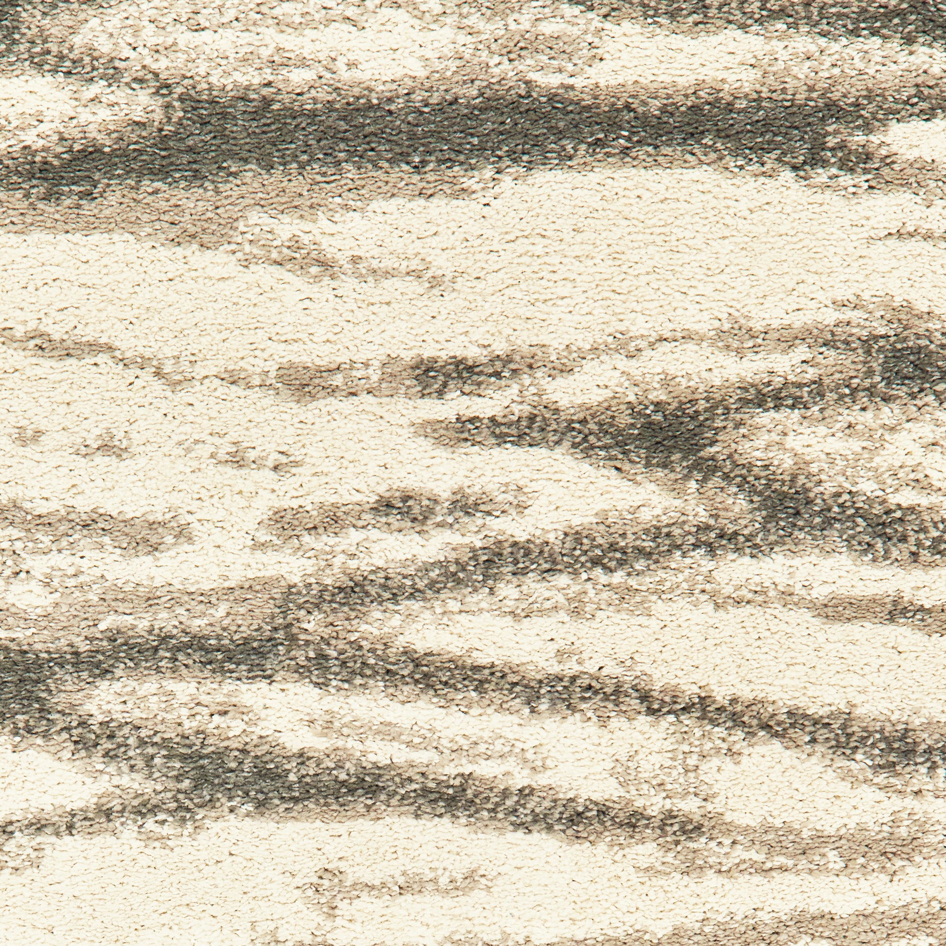 Carson Abstract Ivory/ Sand Cut Pile Rug