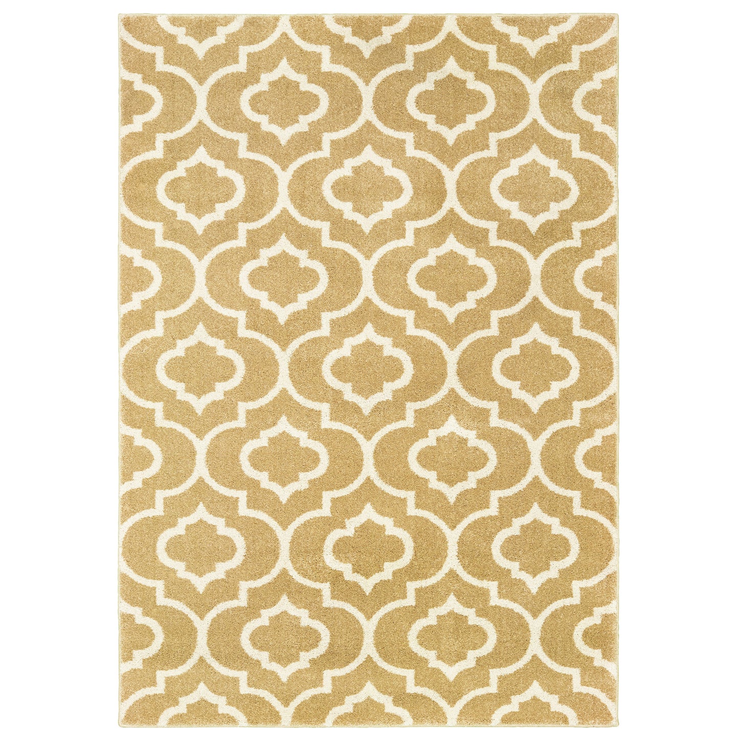 Carson 9672E Gold Trefoil Rug